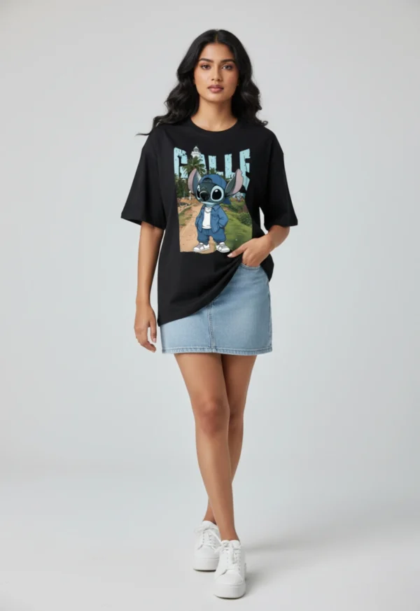 Untitled design_20250916_152855_0000 Galle | Stitch Sri Lanka Tour Design |Wisekaraya Oversize T-Shirt