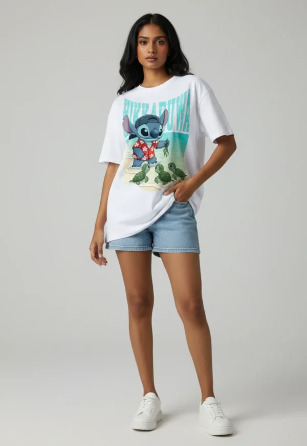 Untitled design_20250916_183618_0000 Hikkaduwa | Stitch Sri Lanka Tour Design |Wisekaraya Oversize T-Shirt