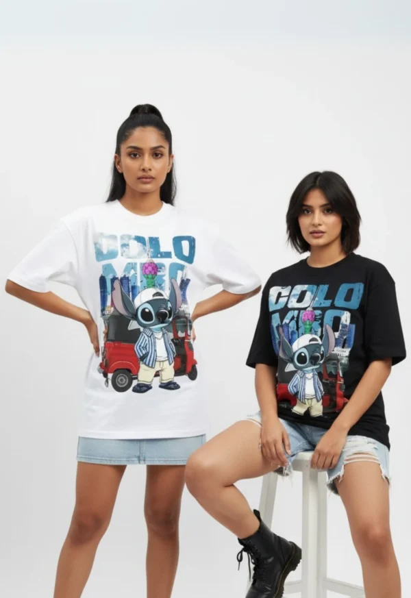 Untitled design_20250918_225717_0000 Colombo | Stitch Sri Lanka Tour Design |Wisekaraya Oversize T-Shirt